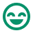 Icono de rostro feliz que representa un prompt mejorado.