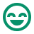 Icono de rostro feliz que representa un prompt mejorado.