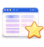 Icono de contenido personalizado con noticias y sugerencias.